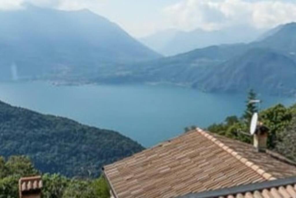 Chalet La Terrazza Vista Lago Bellano Exterior foto